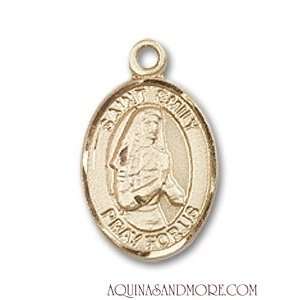  St. Emily de Vialar Small 14kt Gold Medal Jewelry