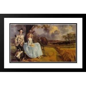  Gainsborough, Thomas 24x17 Framed and Double Matted Mr and 