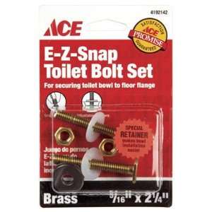  6 each Ace E Z Snap Toilet Bolt Set (051595 288)