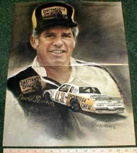   Chattanooga Chew Carolina Tool #03 1982 vintage auto racing poster