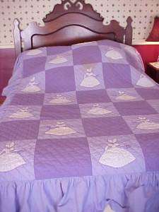 Vint. Southern Belle Applique Quilt  