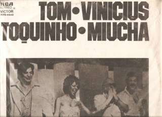 TOM VINICIUS TOQUINHO MIUCHA URUGUAY LP BOSSA 1977  