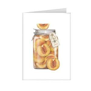   Card with Pickled Spiced Peaches Recipe