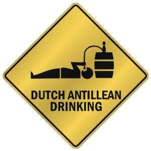 ONLY  DUTCH ANTILLEAN DRINKING  CROSSING SIGN COUNTRY NETHERLANDS 