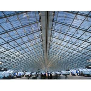  Ceiling Interior of Charles de Gaulle International Airport, Paris 