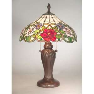  Catherdra Antique Bronze Tiffany Table Lamp TT60746