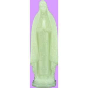  4 Inch Our Lady of Fatima glow in the dark statue 