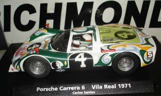 Porsche Carrera 6, Vila Real 1971 Carlos Santos Fly #88334 1/32 Slot 