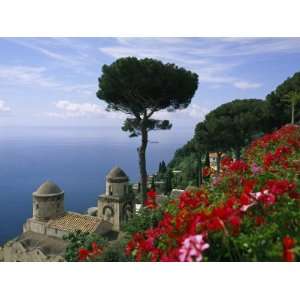  Scenic View of Villa Rufolo Terrace Gardens and Wagner 