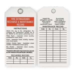   Tags Inspection Tag,Fire Extinguisher,Pk 25