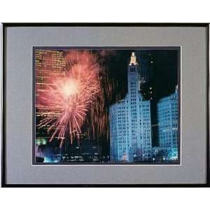  Fireworks at the Wrigley Building Print