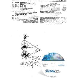 NEW Patent CD for DOCUMENT VERIFIER USING PHOTOVOLTAIC CELL WITH LIGHT 