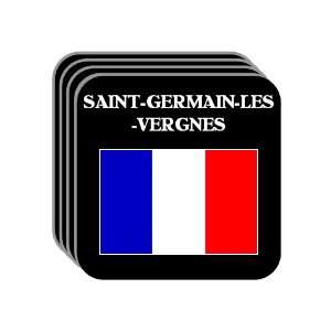 France   SAINT GERMAIN LES VERGNES Set of 4 Mini Mousepad Coasters