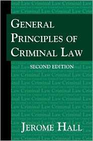   Of Criminal Law, (1584774983), Jerome Hall, Textbooks   