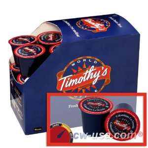 Timothys Colombian La Vereda Coffee K cups 192 Ct (8 Boxes of 24 Ct 