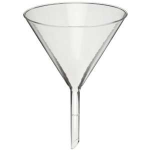 Corning Pyrex 6120 6 Borosilicate Glass Plain Funnel, with Short Wide 