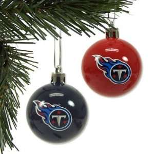  TENNESSEE TITANS OFFICIAL BALL SHAPED CHRISTMAS ORNAMENT 