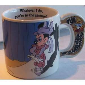  Vintage Disney Hollywood Minnie Mouse Coffee Cup W/box 