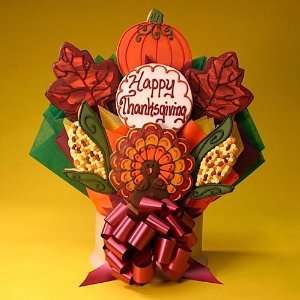 Thanksgiving Personalized Cookie Bouquet Grocery & Gourmet Food