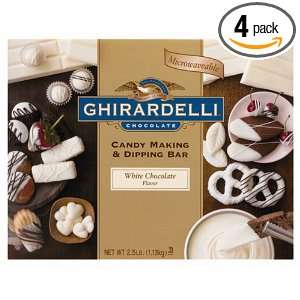 Ghirardelli Chocolate Candy Making & Dipping Bar, White Chocolate, 12 