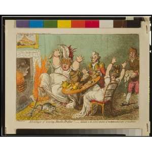   of wearing muslin dresses / Js. Gillray,inv & ft.