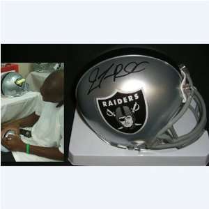 JaMarcus Russell Oakl& Raiders Autographed Mini Helmet