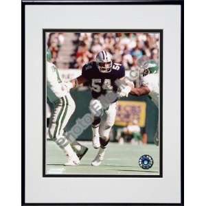 Randy White Breaking Through Line Double Matted 8 X 10 Photograph 