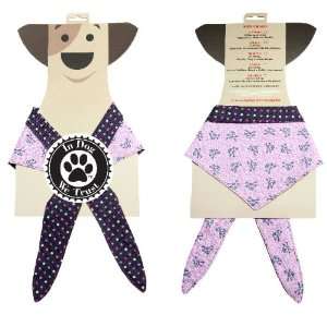  In Dog We Trust Pirategirl Bandana, X Large, Pink Pet 