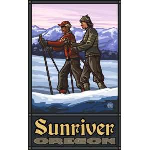 Northwest Art Mall Sunriver Oregon Cross Country Skier Artwork by Paul 