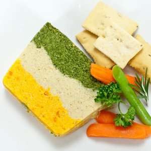 Three Layer Vegetable Pate   Party Size   1 terrine, 3 lbs  