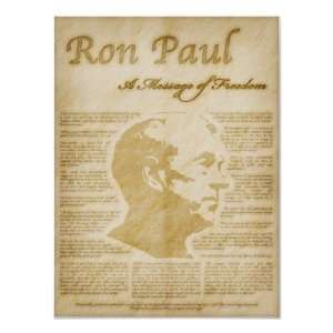  Ron Paul Quotes A Message Of Freedom Poster