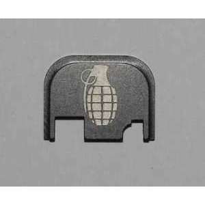  Grenade Black Slide Cover Plate for Glock Sports 