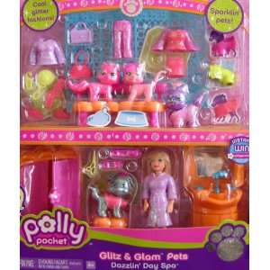   Pocket Glitz & Glam Pets Dazzlin Day Spa Playset (2007) Toys & Games