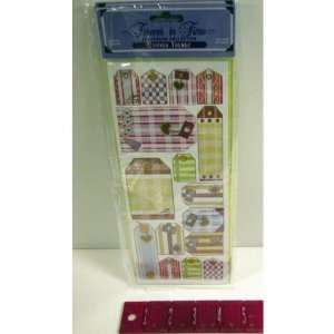  Craft Assorted Swatch Tag Scrapbook Stickers Case Pack 72 