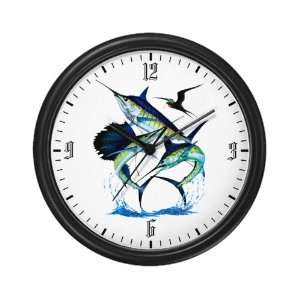  Wall Clock Sailfish Swordfish and Marlin Fishing 