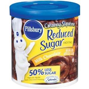Pillsbury Creamy Supreme Reduced Sugar Milk Chocolate Frosting   12 