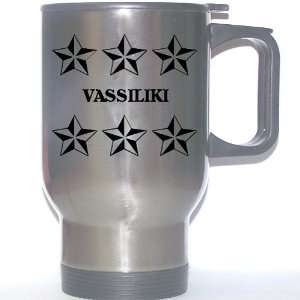  Personal Name Gift   VASSILIKI Stainless Steel Mug 