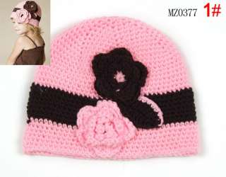  2010 baby girl knitted hat, 100% hand woven, very soft for baby 