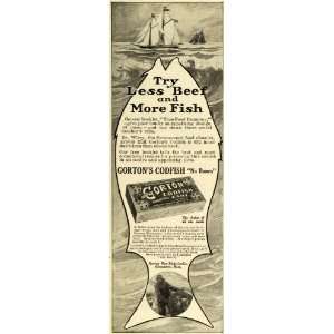 1911 Ad Gorton Pew Fisheries Boneless Codfish Fish Dr 