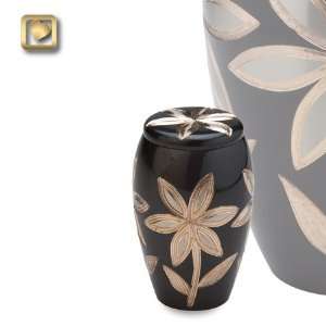  Majestic Lilies Small Keepsake Urn for Ashes Patio, Lawn 