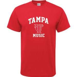    Tampa Spartans Red Youth Music Arch T Shirt