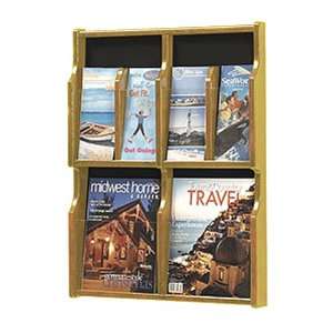   Pamphlet Display, Holds 2 Magazines and 4 Pamphlet