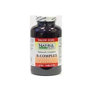  B Complex Value Size (250 count) by Nat Rul Health Health 