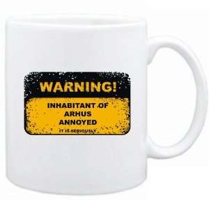 New  Warning  Inhabitant Of Arhus Annoyed  Denmark Mug 