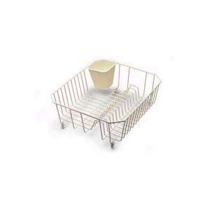  Rubbermaid 6008 Twin Dish Drainer Almond / Bisque