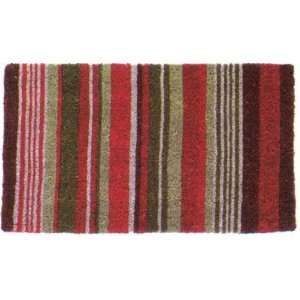  Essex Striped Chili Doormat 3075 023 Patio, Lawn & Garden