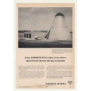  1964 West Memphis AR Armco Steel Refuse Burner Photo Print 