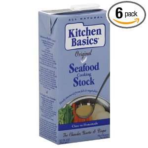 Kitchen Basics Stock Natural Seafood, Gluten Free, 32 Ounce (Pack of 6 