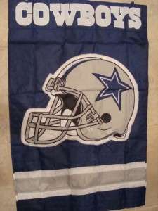 Dallas Cowboys NFL Football Banner Flag NEW 44 x 28 Nylon  