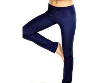 American Apparel Cotton Navy Yoga Pants leggings S M L  